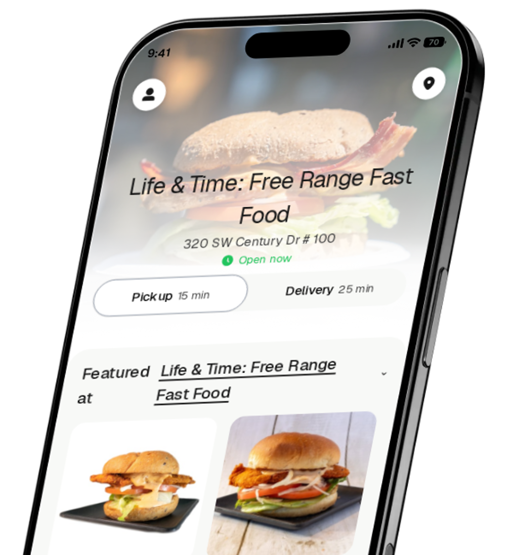 Life & Time: Free Range Fast Food app preview